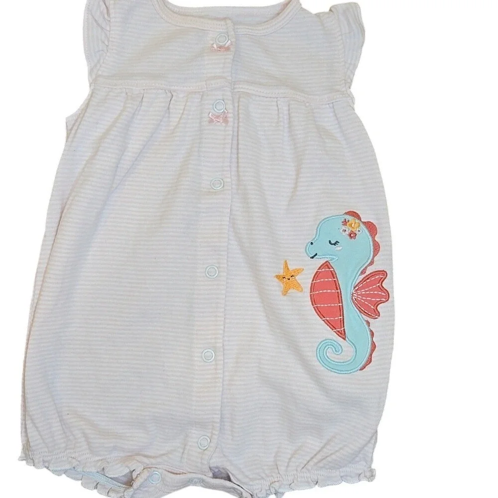 Infant Girls Pink Clothing Bundle 6-9‎ Months 100% Cotton Carters H&M Honest
